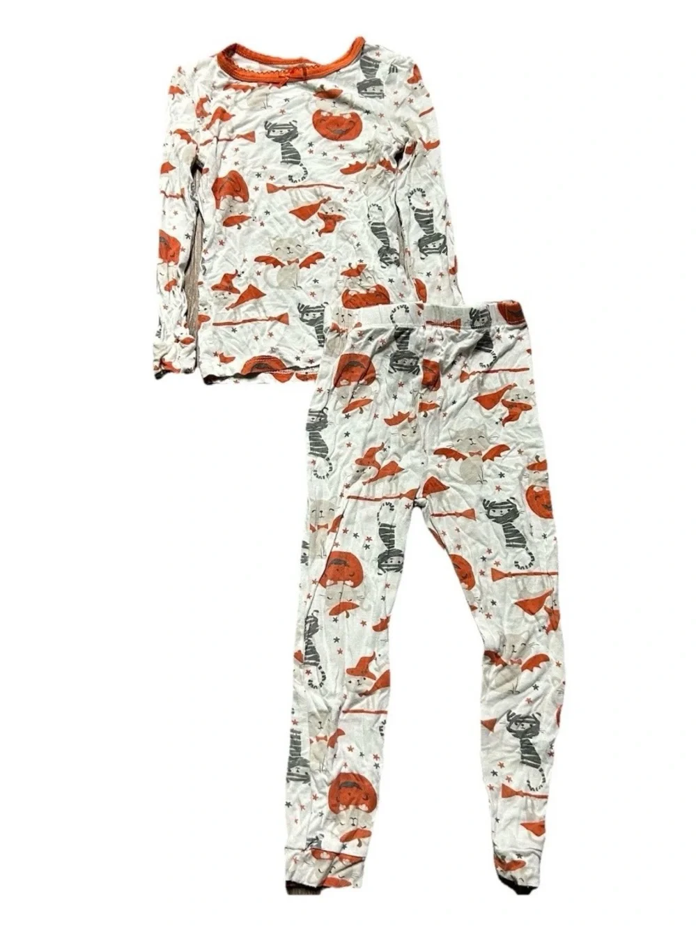 Toddler Girl Milkberry Halloween Cats Pajama Set Size 3T